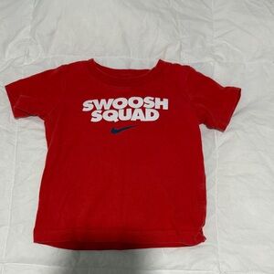 Nike Red Swoosh Squad Tee